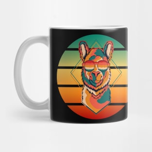 Retro Alpaca Mug